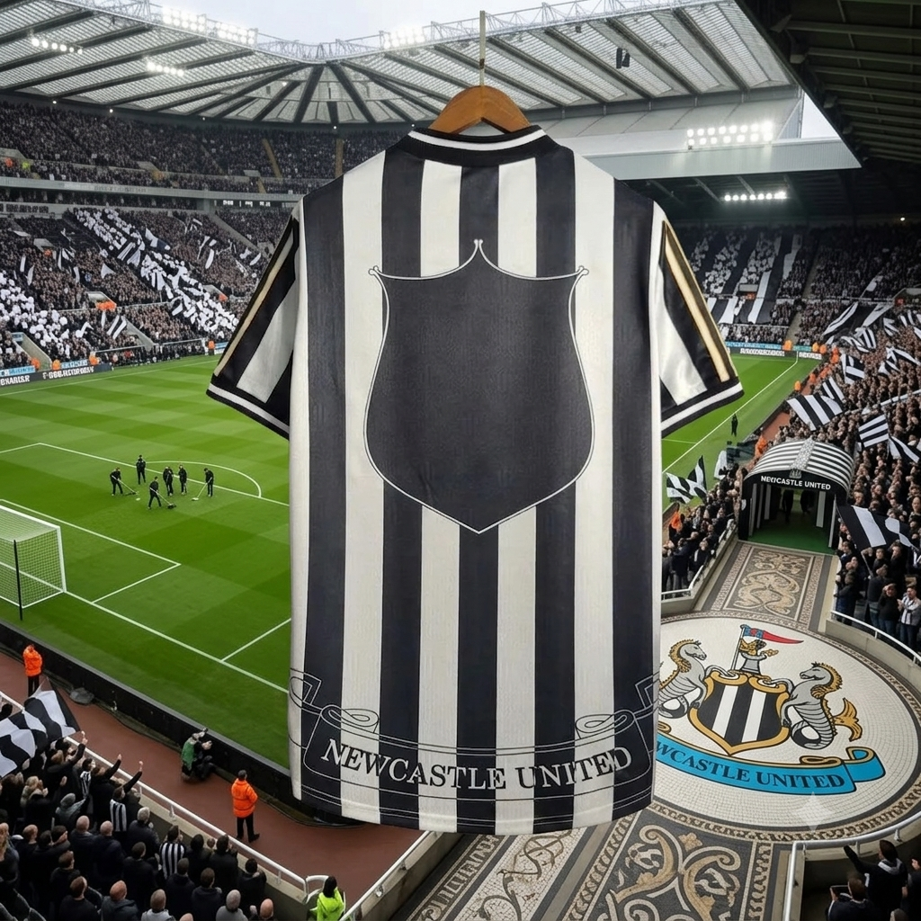 Newcastle United FC 97/99 Retro Home Jersey.