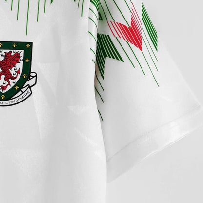 Wales 🏴󠁧󠁢󠁷󠁬󠁳󠁿 1990/92 Away Jersey. - World Cup Retro Soccer Shop