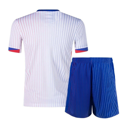 France 🇫🇷 Euro 2024 Kids Kit Set Away Jersey, Shorts & Socks. - World Cup Retro Soccer Shop