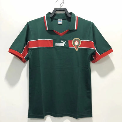 Morocco 🇲🇦 1998 World Cup Home Jersey. - World Cup Retro Soccer Shop