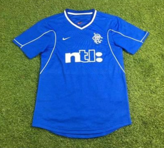 Glasgow Rangers 99/2000 Home Retro Kit.
