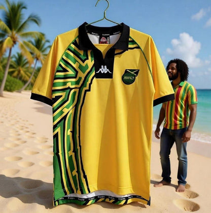 Jamaica 🇯🇲 1998 World Cup Home Jersey. - World Cup Retro Soccer Shop