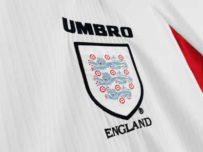 England 🏴󠁧󠁢󠁥󠁮󠁧󠁿 1998 World Cup “Long Sleeve” Home Jersey. - World Cup Retro Soccer Shop