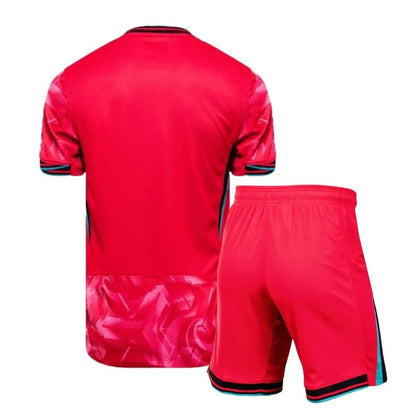 South Korea 🇰🇷 2024 Kids Kit Set, Home Jersey Shorts & Socks. - World Cup Retro Soccer Shop