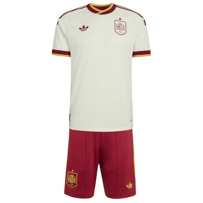 Spain 🇪🇸 2026 World Cup Kids Kit Set, Away Jersey Shorts & Socks.