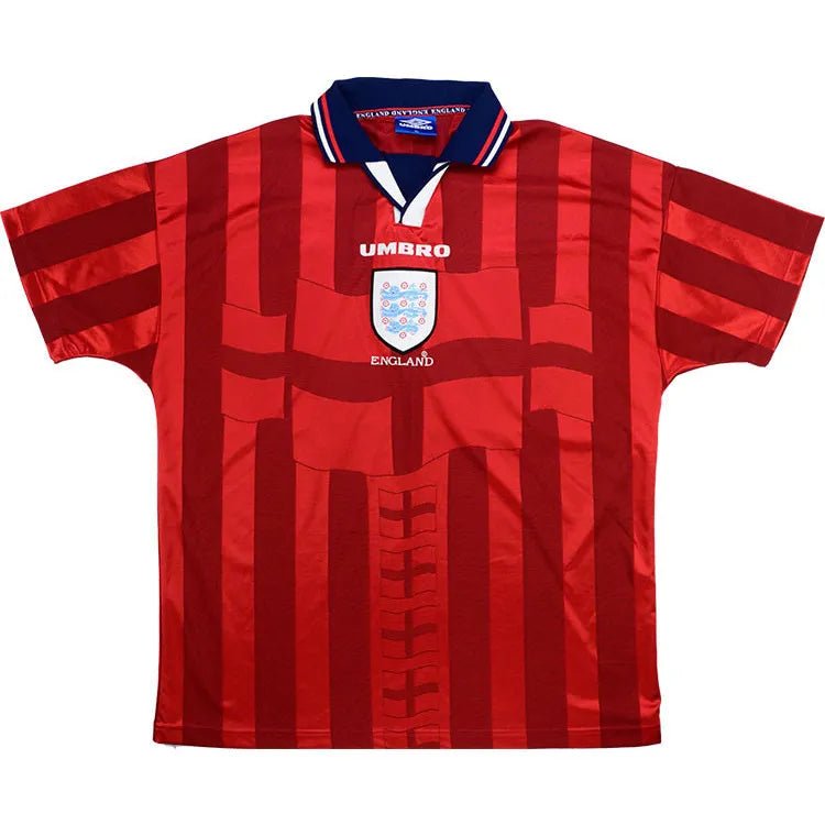 England 🏴󠁧󠁢󠁥󠁮󠁧󠁿 1998 World Cup Away Jersey. - World Cup Retro Soccer Shop