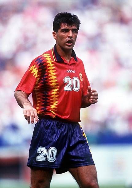 Spain 🇪🇸 1994 World Cup Home Jersey. - World Cup Retro Soccer Shop
