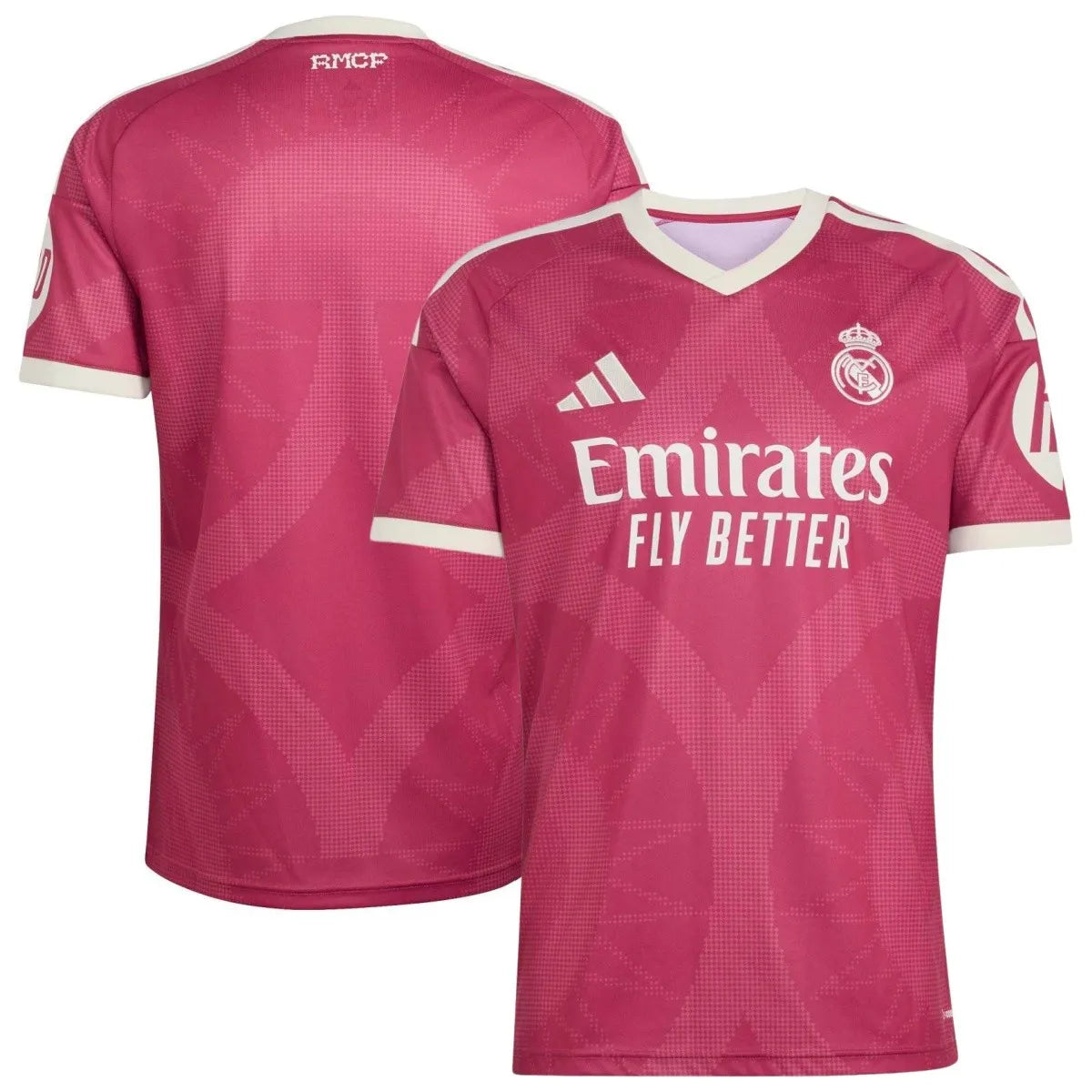 Real Madrid 26/27 third jersey, short sleeve soccer shirt by World Cup Retro Soccer Shop, featuring team crest and design details.