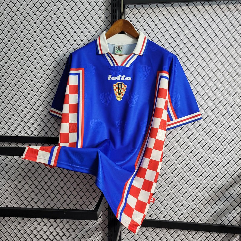 Croatia 🇭🇷 1998 World Cup Away Jersey. - World Cup Retro Soccer Shop