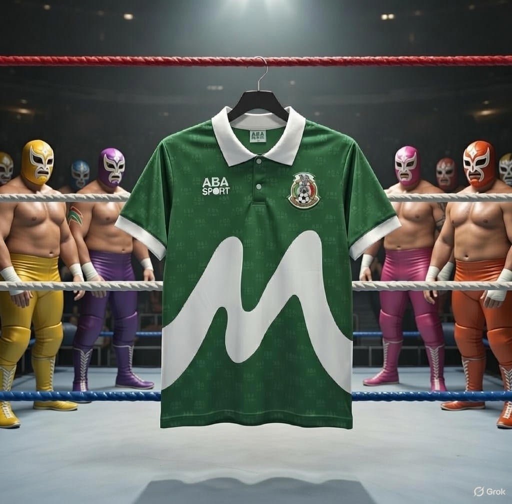 Mexico 🇲🇽 1995 Kings Cup Home Jersey. - World Cup Retro Soccer Shop