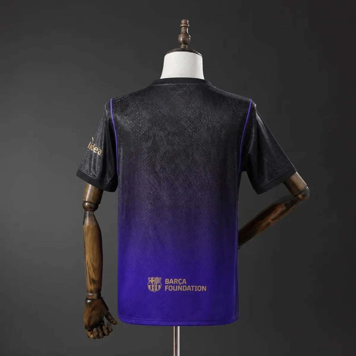 Barcelona FC 26/27 away jersey, short sleeve, featuring team colors and design, by World Cup Retro Soccer Shop.