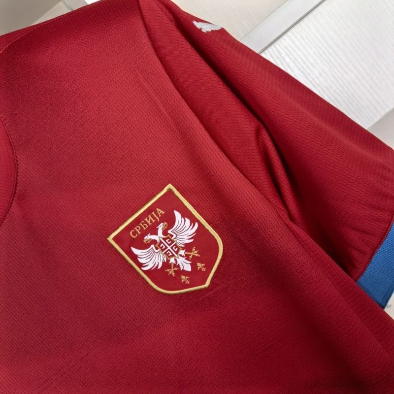 Serbia 🇷🇸 Euro 2024 Home Jersey. - World Cup Retro Soccer Shop