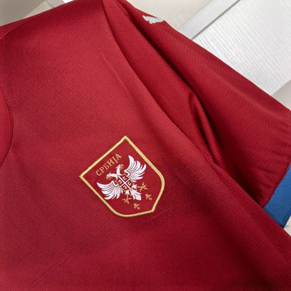 Serbia 🇷🇸 Euro 2024 Home Jersey. - World Cup Retro Soccer Shop