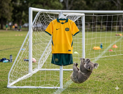 Australia 🇦🇺 2026 World Cup Home Kids Kit Set, Shirt, Shorts & Socks.