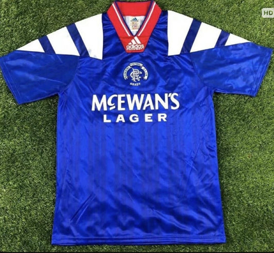 Glasgow Rangers 92/94 Home Retro Kit.