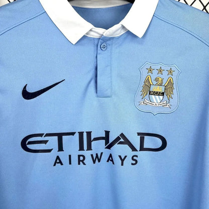 Manchester City FC 2015/16 Home Retro Jersey.
