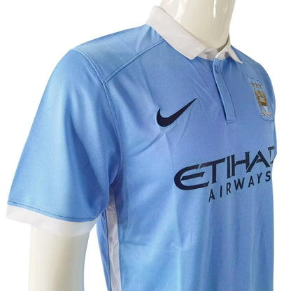 Manchester City FC 2015/16 Home Retro Jersey.