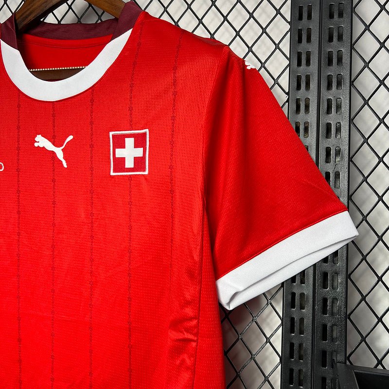 Switzerland 🇨🇭 2024/25 Home Jersey. - World Cup Retro Soccer Shop
