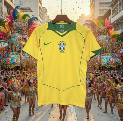 Brazil 🇧🇷 2004 Home Jersey. - World Cup Retro Soccer Shop