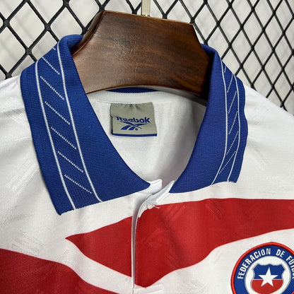 Chile 🇨🇱 1998 World Cup Away Jersey. - World Cup Retro Soccer Shop