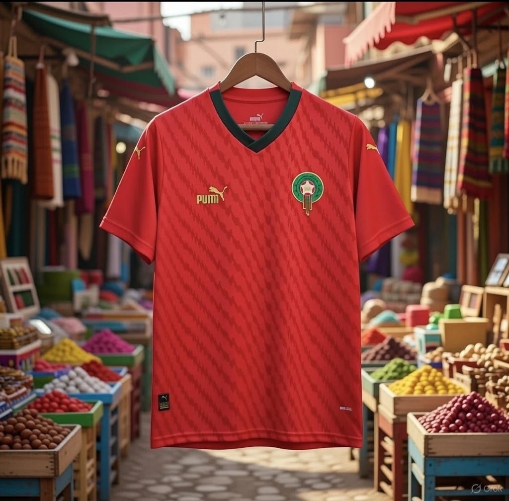 Morocco 🇲🇦 2023 Home Jersey. - World Cup Retro Soccer Shop