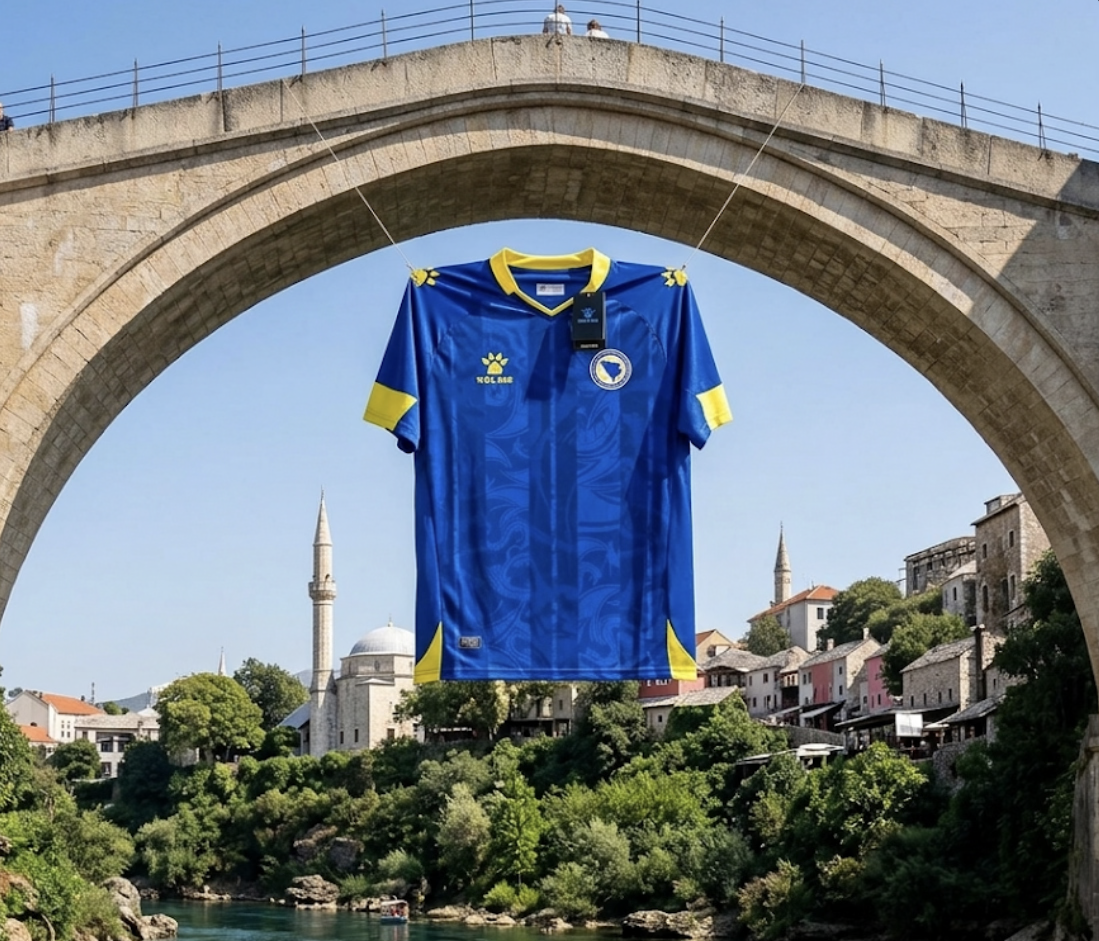 Bosnia & Herzegovina 🇧🇦 2025 (World Cup Qualifying ) Home Jersey.