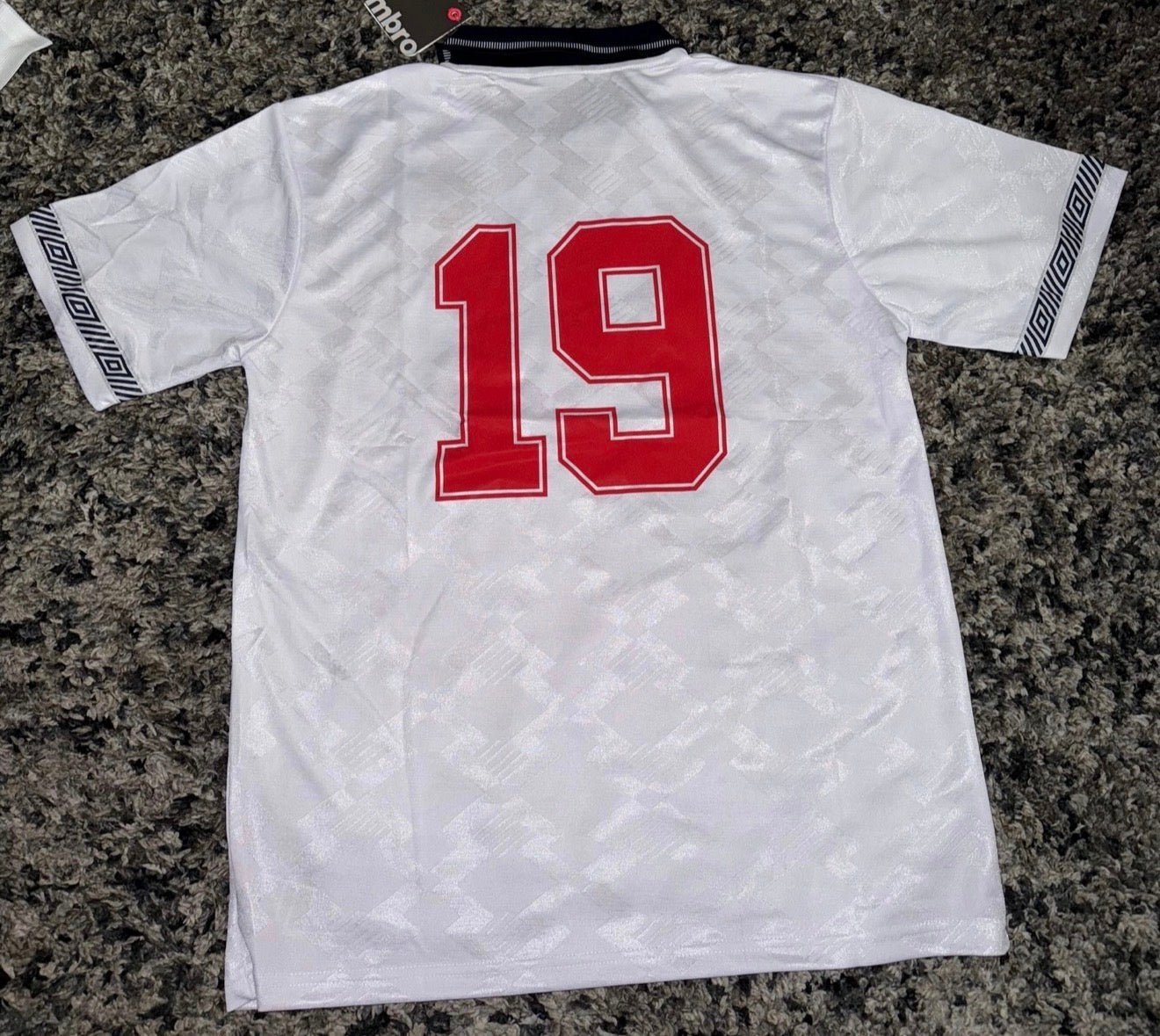 England 🏴󠁧󠁢󠁥󠁮󠁧󠁿 1990 “Italia 90” Home Jersey. - World Cup Retro Soccer Shop