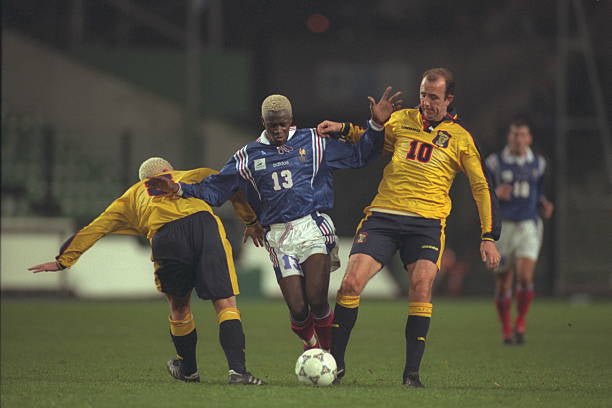 Scotland 🏴󠁧󠁢󠁳󠁣󠁴󠁿 1996/98 Away Jersey. - World Cup Retro Soccer Shop
