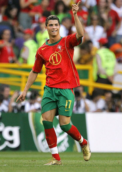 Portugal 🇵🇹 Euro 2004 Home Jersey. - World Cup Retro Soccer Shop