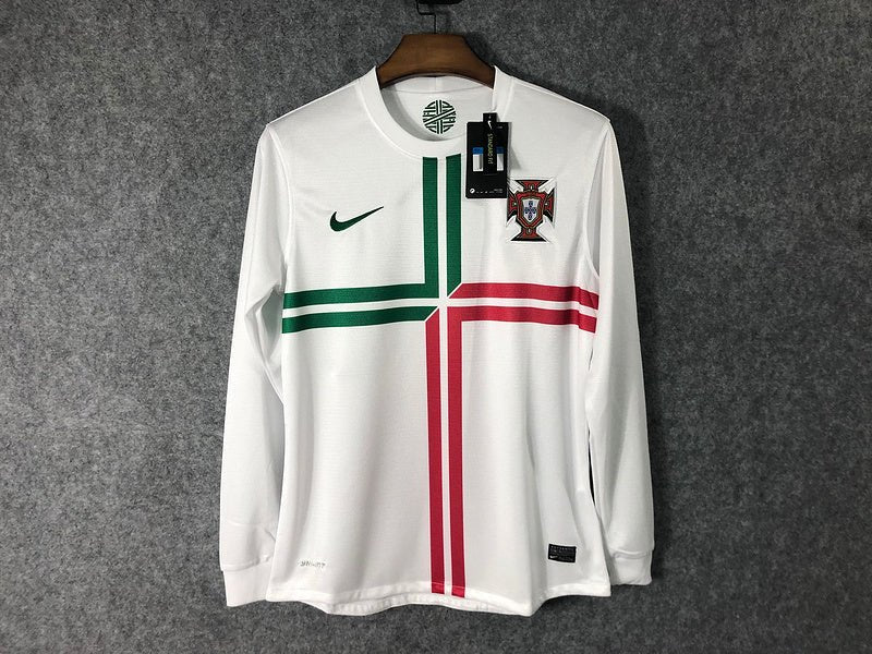 Portugal 🇵🇹 Euro 2012 Long Sleeve Away Jersey. - World Cup Retro Soccer Shop