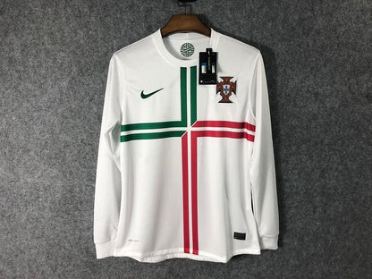 Portugal 🇵🇹 Euro 2012 Long Sleeve Away Jersey. - World Cup Retro Soccer Shop
