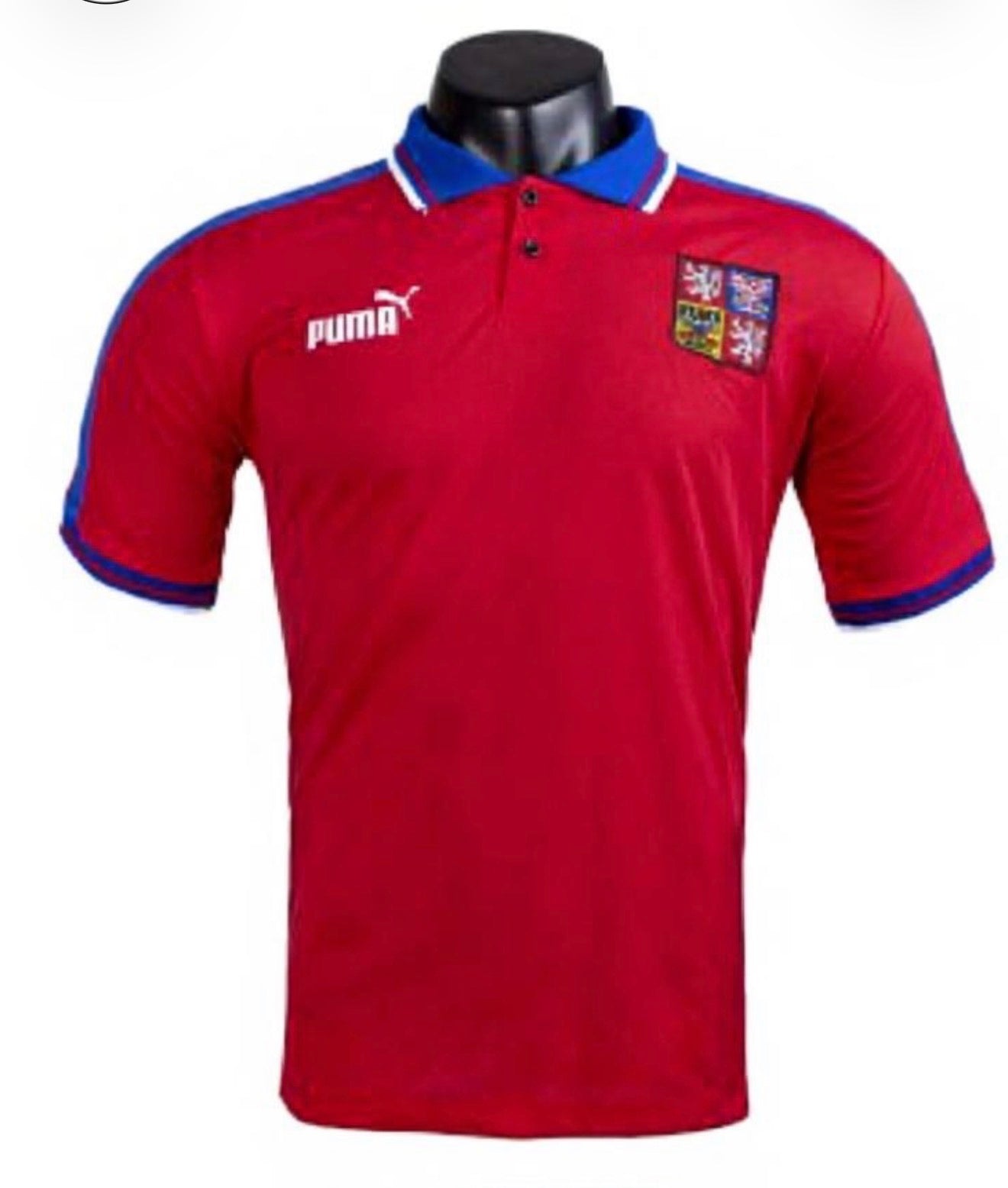 Czech Republic 🇨🇿 Euro 1996 Home Jersey. - World Cup Retro Soccer Shop