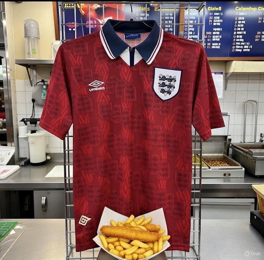 England 🏴󠁧󠁢󠁥󠁮󠁧󠁿 1994 Away Jersey.