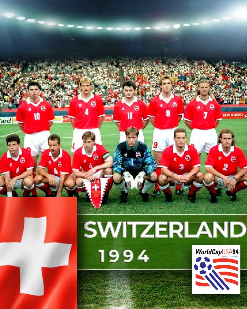 Switzerland 🇨🇭1994/96 Home Jersey. - World Cup Retro Soccer Shop