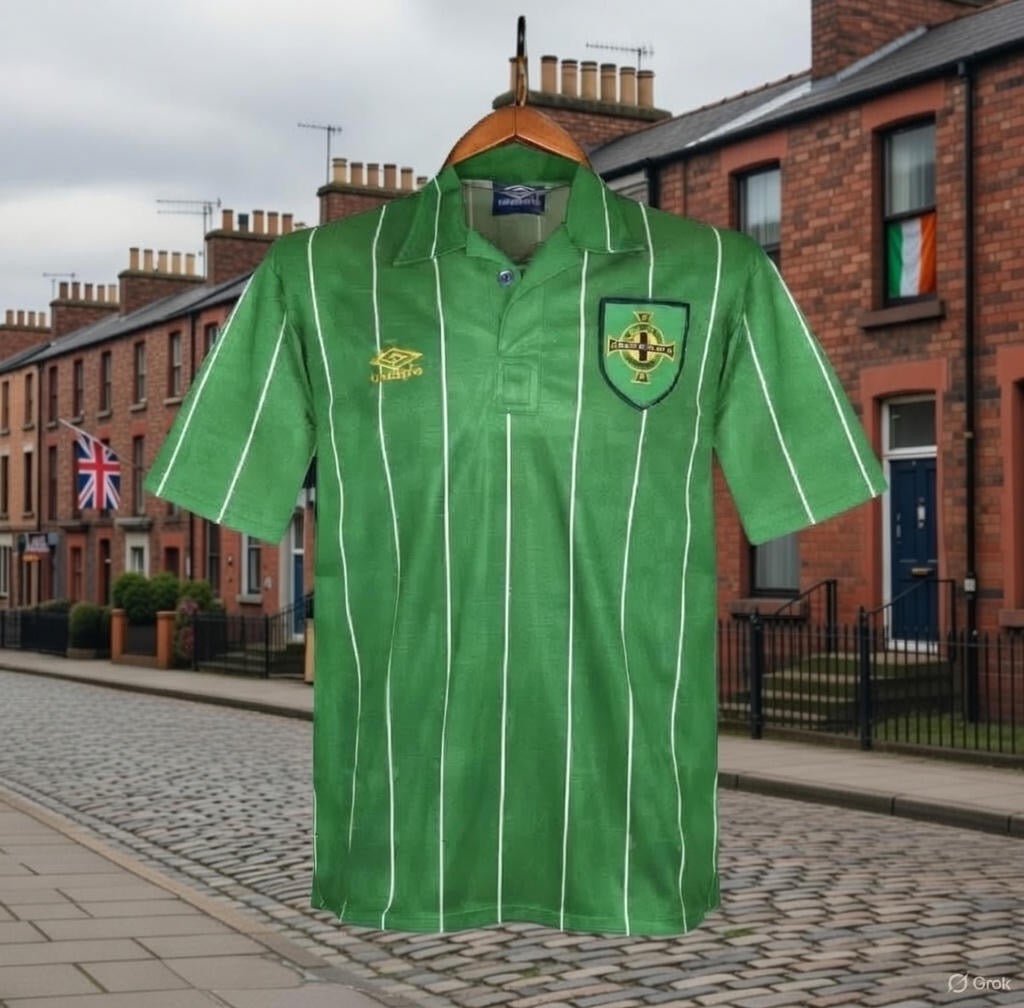 Northern Ireland 1992/94 Home Jersey. - World Cup Retro Soccer Shop