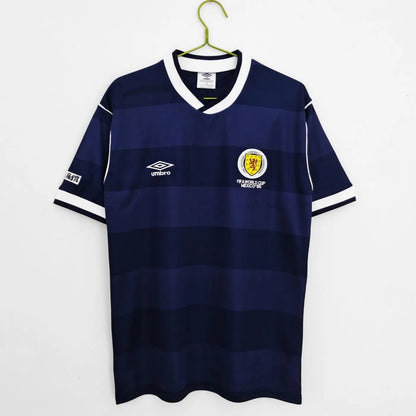 Scotland 🏴󠁧󠁢󠁳󠁣󠁴󠁿 1986 World Cup Home Jersey. - World Cup Retro Soccer Shop