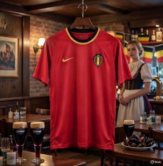 Belgium 🇧🇪 2000 Home Jersey. - World Cup Retro Soccer Shop