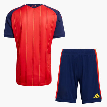 Spain 🇪🇸 2026 World Cup Kids Kit Set, Home Jersey Shorts & Socks.