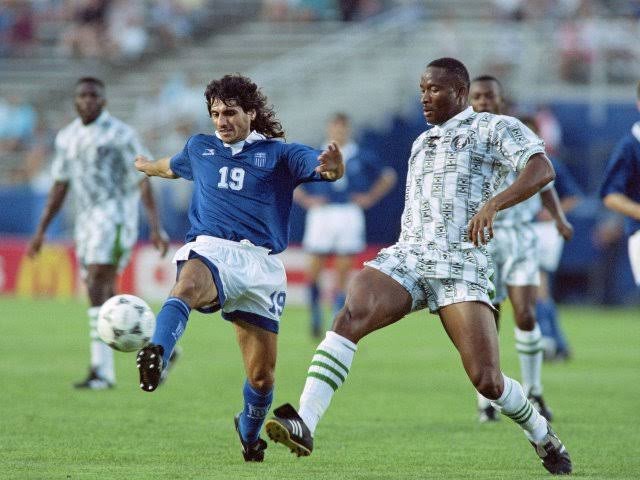 Nigeria 🇳🇬 1994 World Cup Away Jersey. - World Cup Retro Soccer Shop