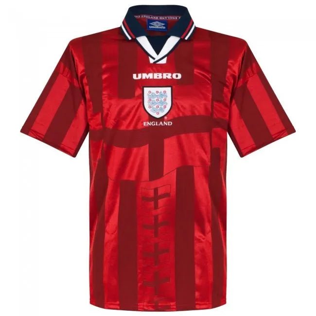 England 🏴󠁧󠁢󠁥󠁮󠁧󠁿 1998 World Cup Away Jersey. - World Cup Retro Soccer Shop