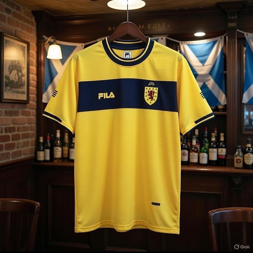 Scotland 🏴󠁧󠁢󠁳󠁣󠁴󠁿 2002 Away Jersey.