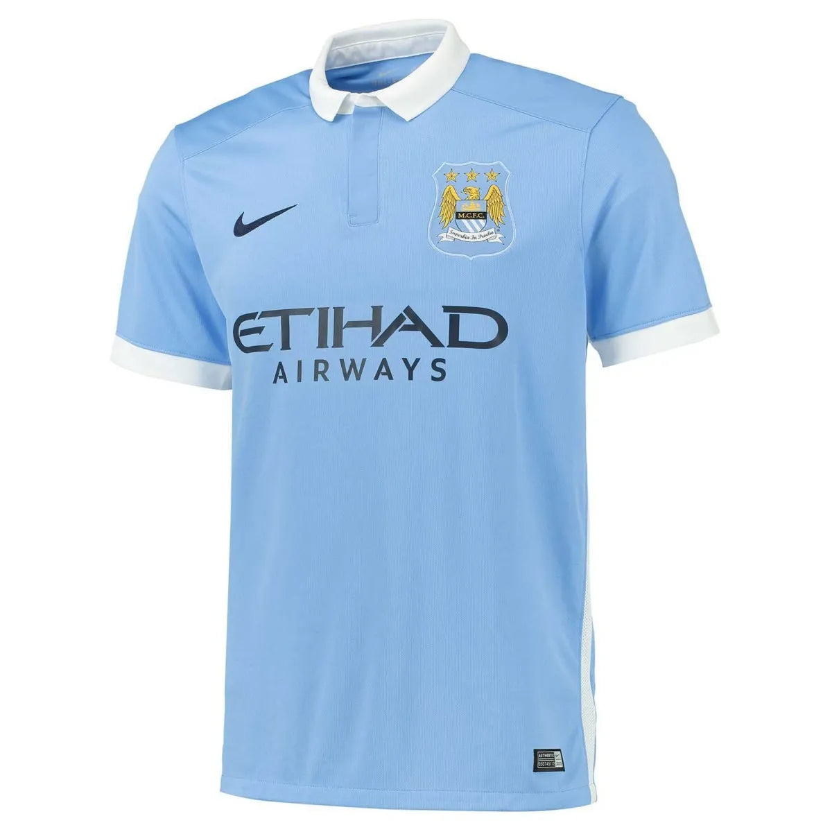 Manchester City FC 2015/16 Home Retro Jersey.