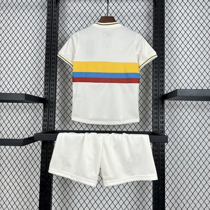 Colombia 🇨🇴 Retro Kids Kit Set Home Jersey, Shorts & Socks. - World Cup Retro Soccer Shop