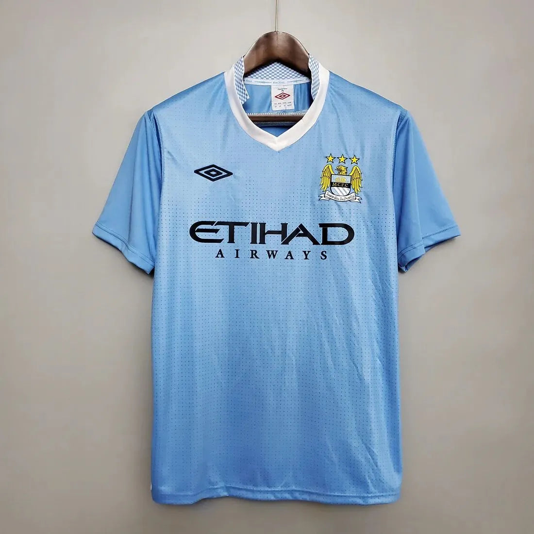 Manchester City FC 2011/12 Home Retro Jersey.