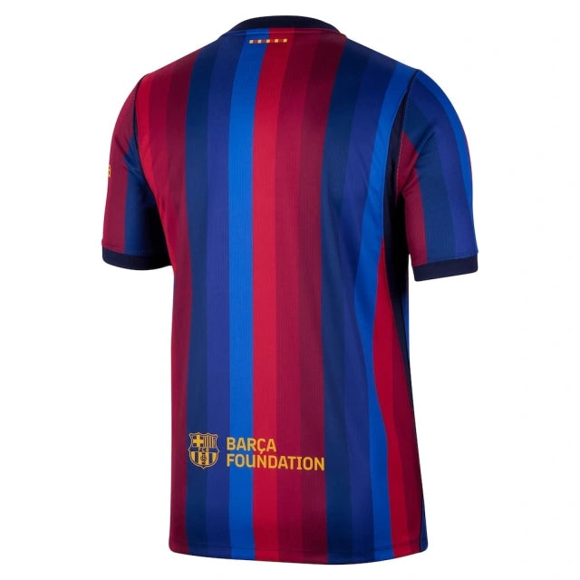 Barcelona FC 26/27 home jersey, short sleeve, featuring team crest and classic design, by World Cup Retro Soccer Shop.
