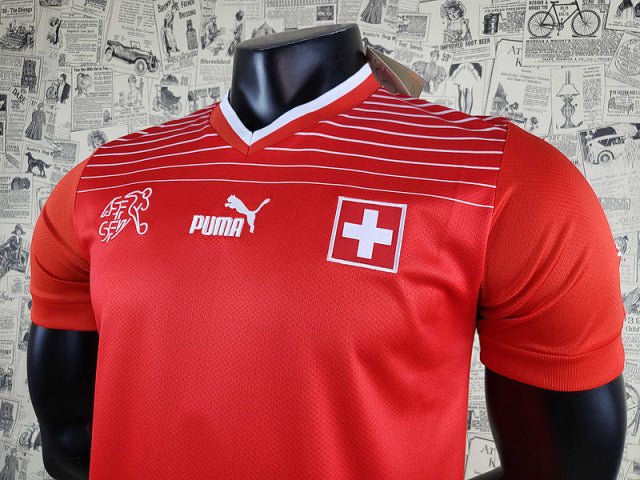 Switzerland 🇨🇭 2022 World Cup Home Jersey. - World Cup Retro Soccer Shop