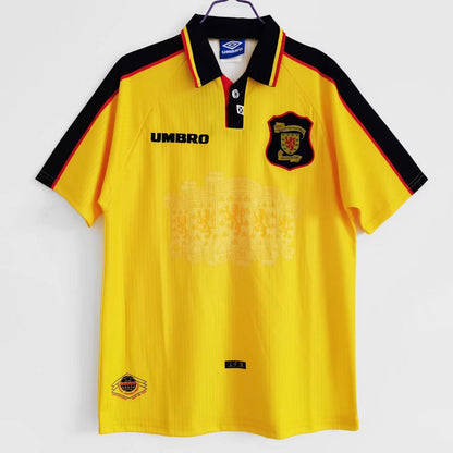 Scotland 🏴󠁧󠁢󠁳󠁣󠁴󠁿 1996/98 Away Jersey. - World Cup Retro Soccer Shop