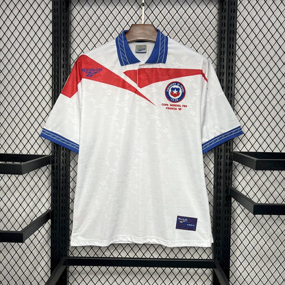 Chile 🇨🇱 1998 World Cup Away Jersey. - World Cup Retro Soccer Shop