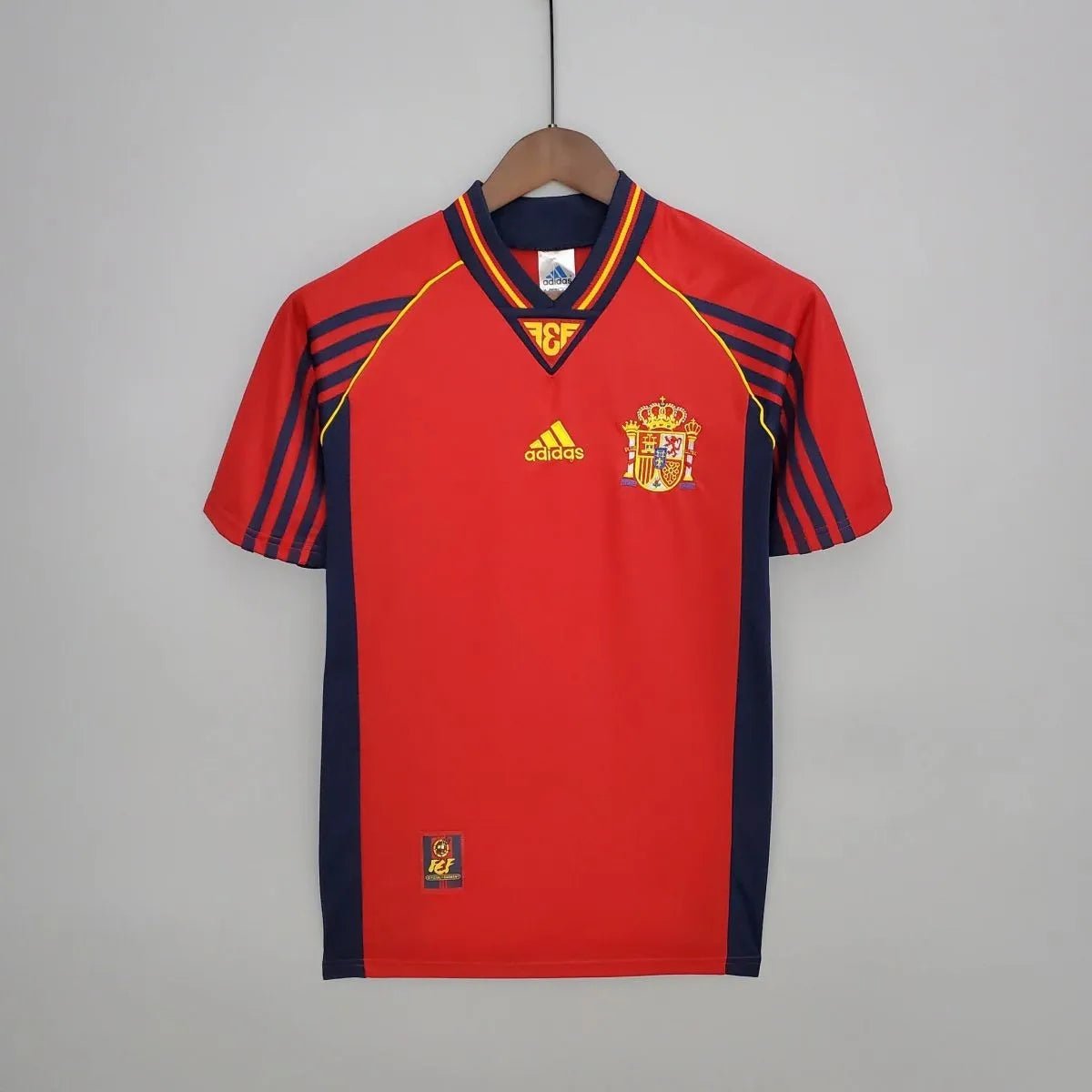 Spain 🇪🇸 1998 World Cup Home Jersey. - World Cup Retro Soccer Shop