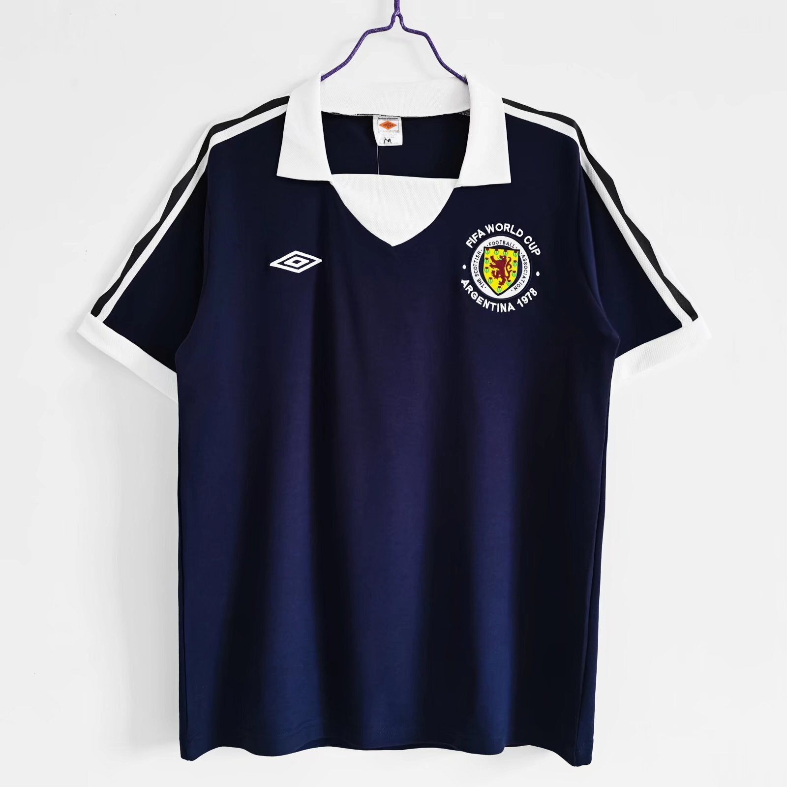 Scotland 🏴󠁧󠁢󠁳󠁣󠁴󠁿 1978 World Cup Home Jersey. - World Cup Retro Soccer Shop